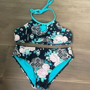 Girls kids bikini pattern set